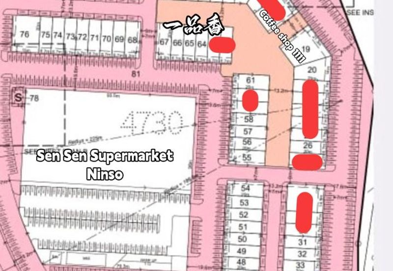 Three (3) Storey Shoplot at Westfield Points Commercial Centre in Kuching for Sale