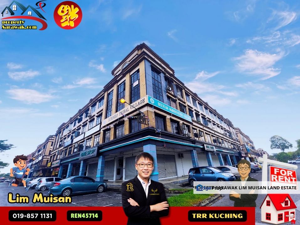 MJC New Township Ground Floor Shoplot x5 units (>5,000sqft) Facing the Main Road in Kuching for Rent, Sarawak, Kuching