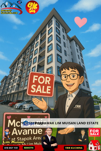 McKenzie Avenue Apartment at Stapok n Kuching City for Sale, Sarawak, Kuching