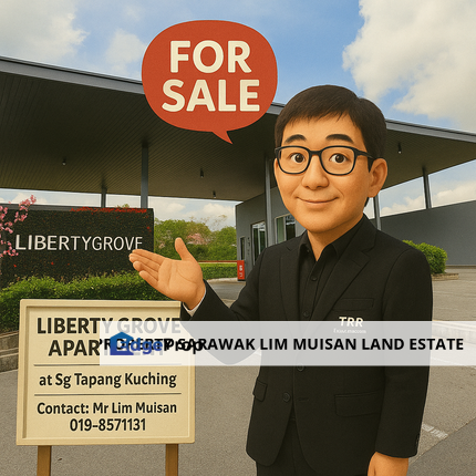 Liberty Grove Apartment with 4 bedrooms in Kuching for Urgent Sale, Sarawak, Kuching