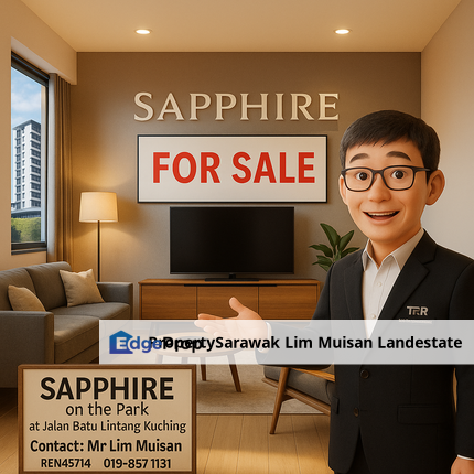 Sapphire on the Park Condo in Kuching Prime Area for Sale, Sarawak, Kuching