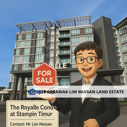 the Royalle Condo at Stampin Timur in Kuching City for Sale, Sarawak, Kuching