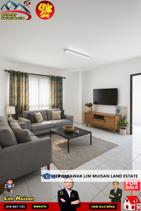 Stutong Heights Apartment 1 in Kuching City for Sale, Sarawak, Kuching