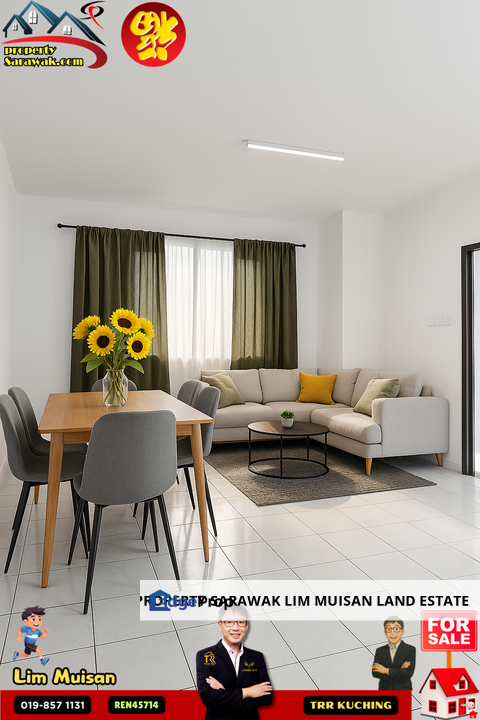 Stutong Heights Apartment 1 in Kuching City for Sale, Sarawak, Kuching