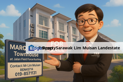New MARQ Suites TownHouse at Jalan Field Force in Batu Kawa for Sale, Sarawak, Kuching