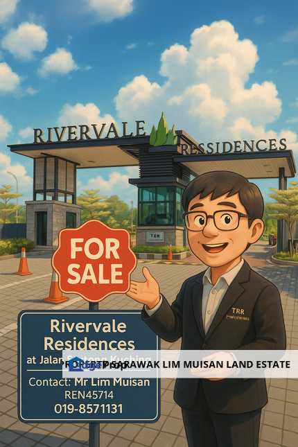 Luxury Double Storey Semi-Detached @ Rivervale Residences in Kuching for Sale, Sarawak, Kuching