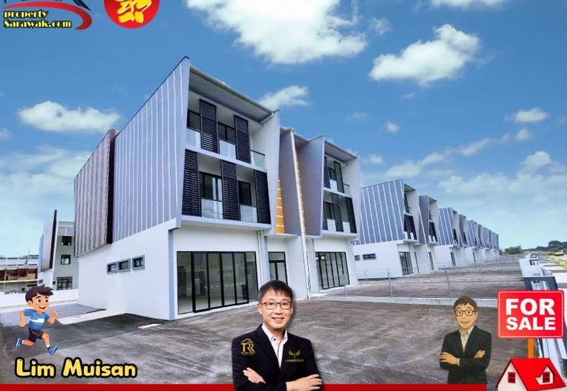 3 Storey Semi-Detached Showroom cum Office at Pine Square 66 Light Industry Park for Sale