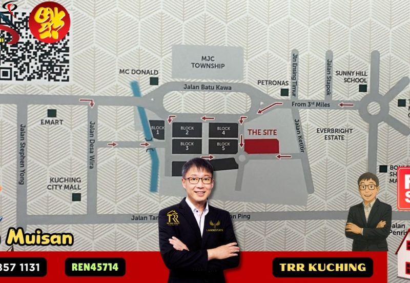 3 Storey Semi-Detached Showroom cum Office at Pine Square 66 Light Industry Park for Sale