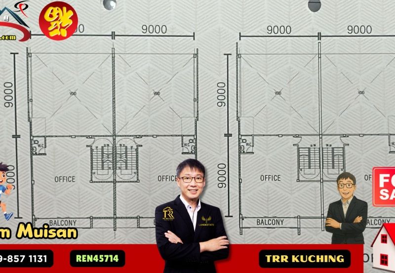 3 Storey Semi-Detached Showroom cum Office at Pine Square 66 Light Industry Park for Sale