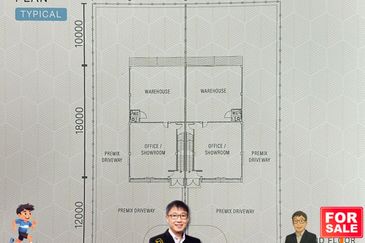 3 Storey Semi-Detached Showroom cum Office at Pine Square 66 Light Industry Park for Sale