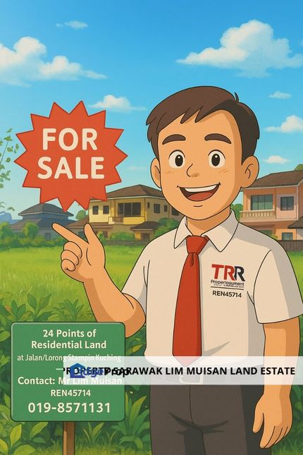Prime Residential Land at Jalan Stampin in Kuching City for Sale, Sarawak, Kuching
