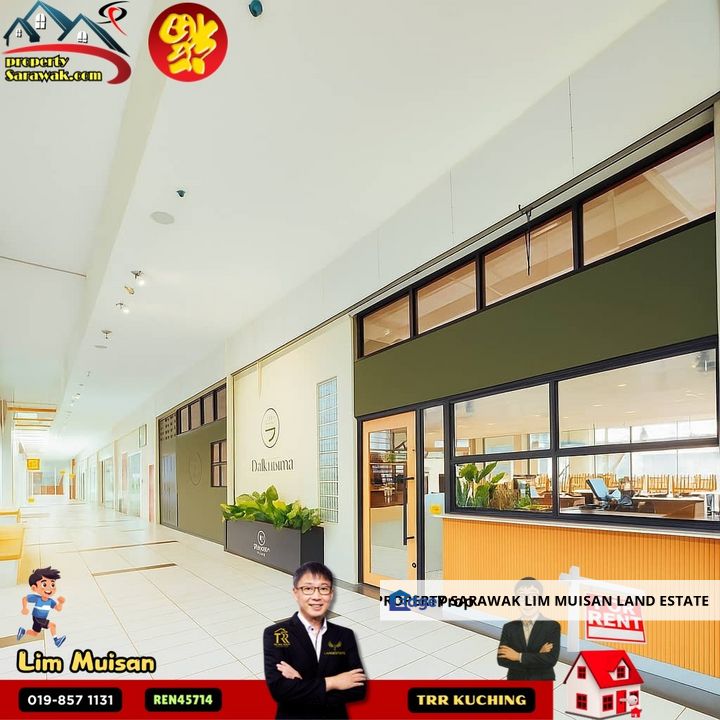 Prime Dual-Unit Ground Floor Commercial Space Facing Main Road at The Podium, Jalan Keretapi, Kuching For Rent, Sarawak, Kuching