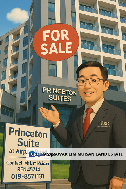 Princeton Suite Apartment Airport road in Kuching City for Sale, Sarawak, Kuching