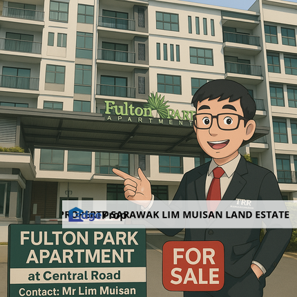The Fulton Park Apartment at Ellis Road in Kuching for Sale, Sarawak, Kuching