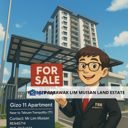 Gizo 11 Apartments at Muara Tabuan Tranquility in Kuching for Sale, Sarawak, Kuching