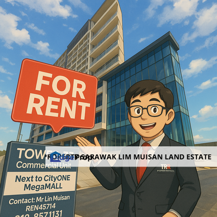 The all-new Tower 33 commercial shoplot in Kuching is now available for rent , Sarawak, Kuching