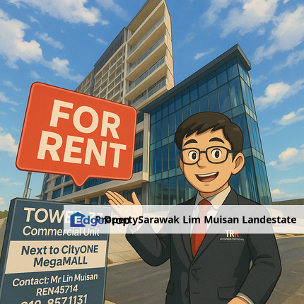 The all-new Tower 33 commercial shoplot in Kuching is now available for rent , Sarawak, Kuching