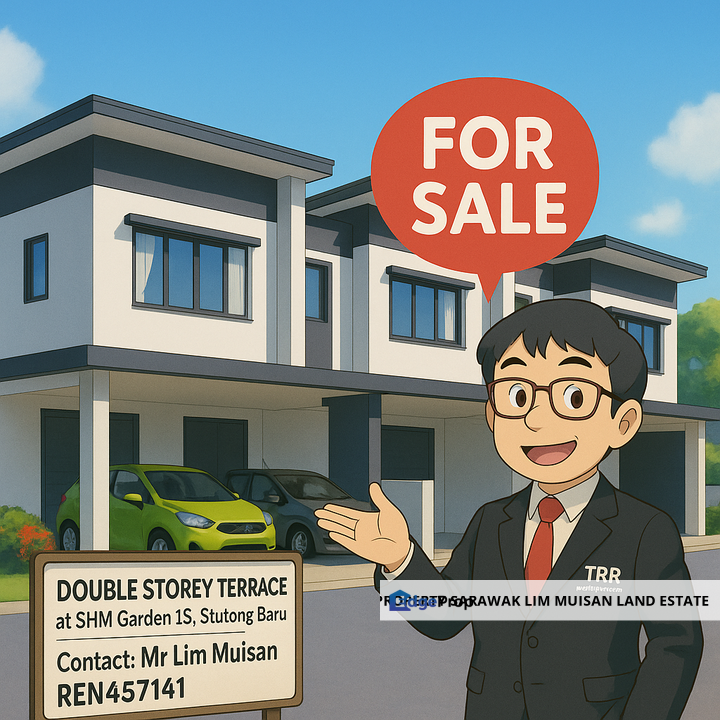 Double Storey Terrace Intermediate at SHM Garden 15 Stutong Baru in Kuching City for Sale, Sarawak, Kuching