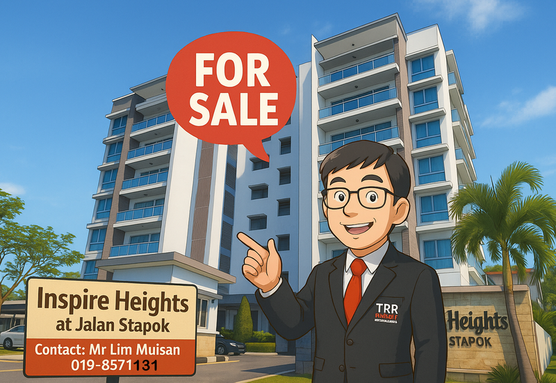The Inspire Heights Condo at Stapok Utama in Kuching for Sale