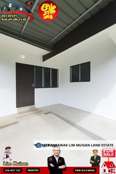 Double Storey Semi Detached House at Taman Liong Seng Jalan Rock in Kuching City for Sale, Sarawak, Kuching