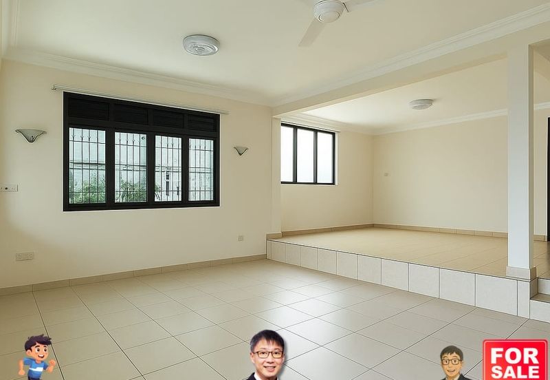 Double Storey Semi Detached House at Taman Liong Seng Jalan Rock in Kuching City for Sale