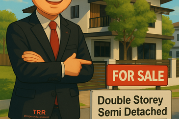 Double Storey Semi Detached House at Taman Liong Seng Jalan Rock in Kuching City for Sale