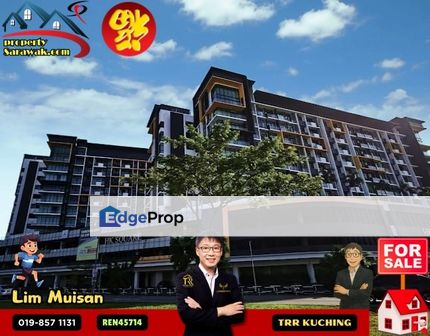 HK Square Apartment at Jalan Stapok Utama in Kuching for Sale, Sarawak, Kuching