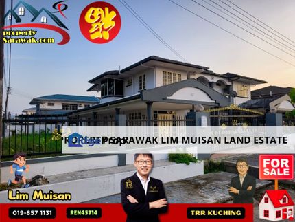 Double Storey Semi Detached at Jalan Kangkok, Chester Park, Stapok in Kuching for Sale, Sarawak, Kuching