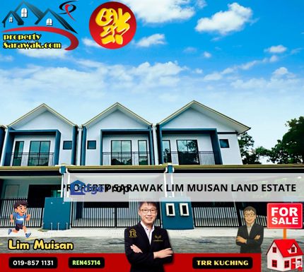 Double Storey Terrace at Tapang Residence in Kuching for Sale, Sarawak, Kuching