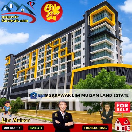 HK Square Apartment (Corner Unit) at Jalan Stapok Utama in Kuching for Sale, Sarawak, Kuching