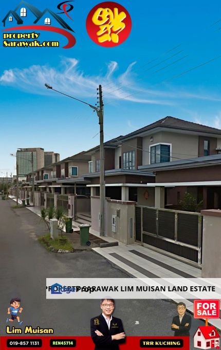 Double Storey Semi Detached House at Jalan Arang in Kuching for Sale, Sarawak, Kuching