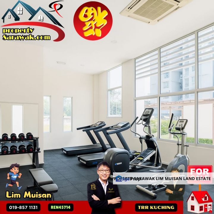 Skyvilla Block A Level 5 (3 Car Parks) at MJC New Township in Kuching for Sale, Sarawak, Kuching