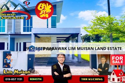 All New Double Storey Semi Detached at St Tapang in Kuching for Sale, Sarawak, Kuching