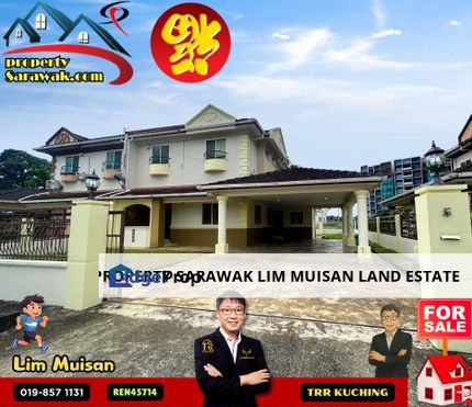 Double Storey Semi Detached at Jalan Kapor Stapok in Kuching for Sale, Sarawak, Kuching