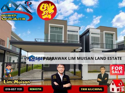 New Double Storey Semi Detached at MARQ Suites Jalan Field Force in Kuching for Sale, Sarawak, Kuching