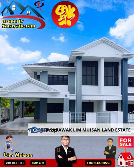 The Double Storey Semi Detached at Jalan Song in Kuching for Sale, Sarawak, Kuching