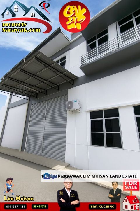 The Semi Detached Light Industrial Warehouse at Vista Industrial Park Muara Tabuan in Kuching for Sale, Sarawak, Kuching