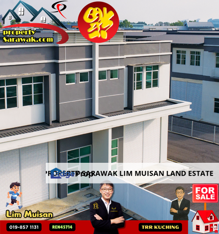 The Semi Detached Light Industrial Warehouse at Vista Industrial Park Muara Tabuan in Kuching for Sale, Sarawak, Kuching