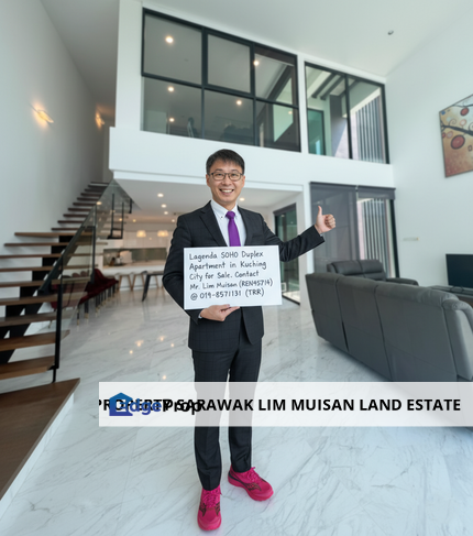 Lagenda SOHO Duplex Apartment at Jalan Mathies in Kuching City for Sale, Sarawak, Kuching