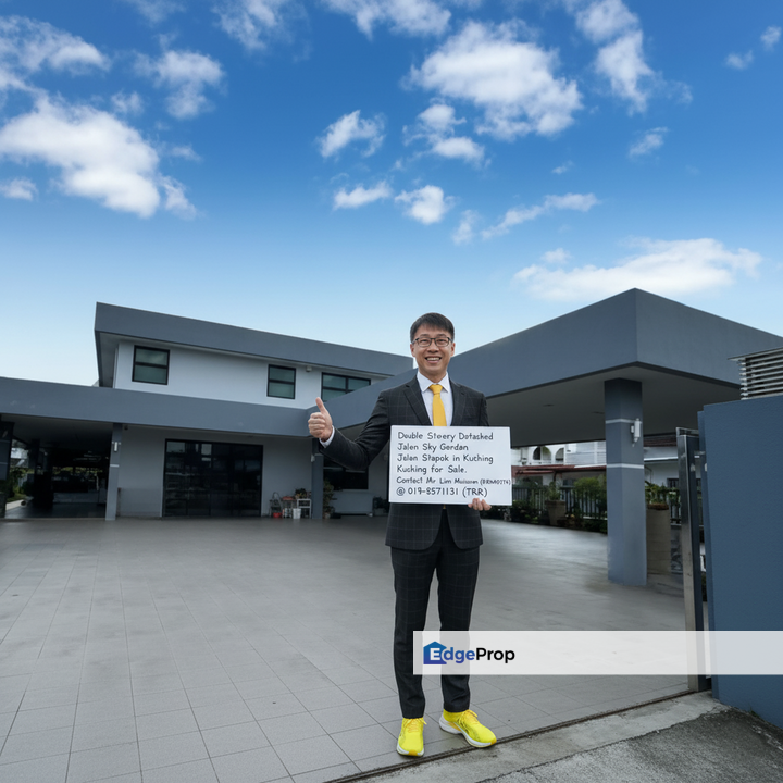 Double Storey Detached House Jalan Sky Garden Jalan Stapok in Kuching for Sale, Sarawak, Kuching