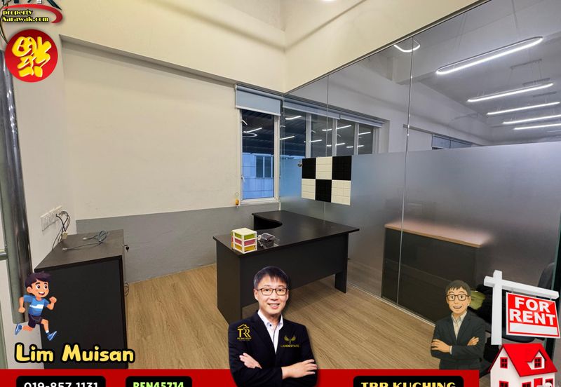 Three (3) Storey Semi Detached Showroom with Lift at RJ Business Hub in Kuching-Samarahan Expressway for Rent