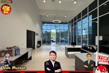 Three (3) Storey Semi Detached Showroom with Lift at RJ Business Hub in Kuching-Samarahan Expressway for Rent