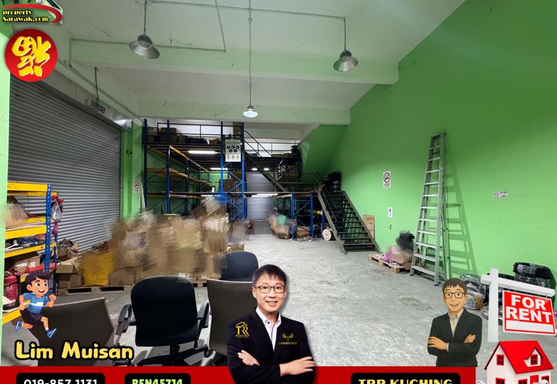 Three (3) Storey Semi Detached Showroom with Lift at RJ Business Hub in Kuching-Samarahan Expressway for Rent