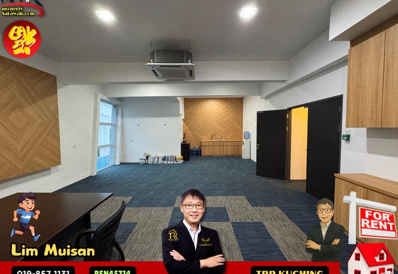 Three (3) Storey Semi Detached Showroom with Lift at RJ Business Hub in Kuching-Samarahan Expressway for Rent