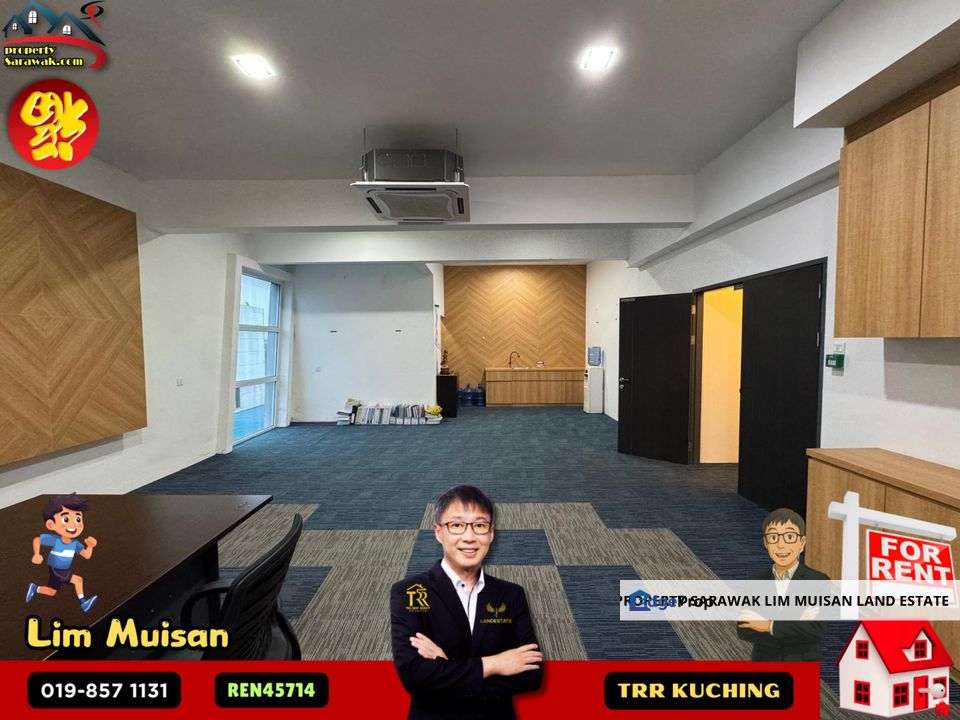 Three (3) Storey Semi Detached Showroom with Lift at RJ Business Hub in Kuching-Samarahan Expressway for Rent, Sarawak, Kuching