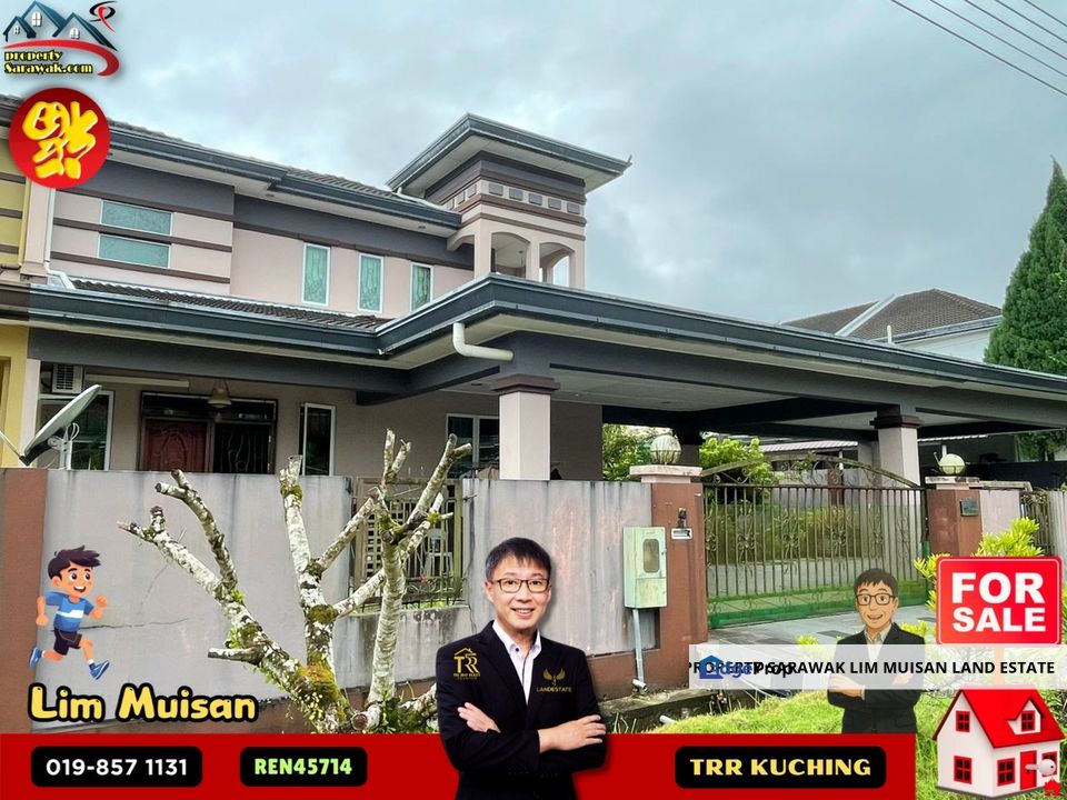 Double Storey Semi Detached House at Moyan 3 Batu Kawa in Kuching for Sale, Sarawak, Kuching