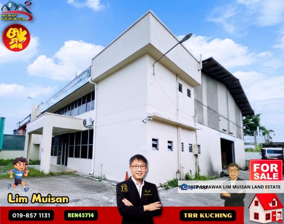 Semi Detached Warehouse at Demak Laut Industrial Park in Kuching for Sale, Sarawak, Kuching