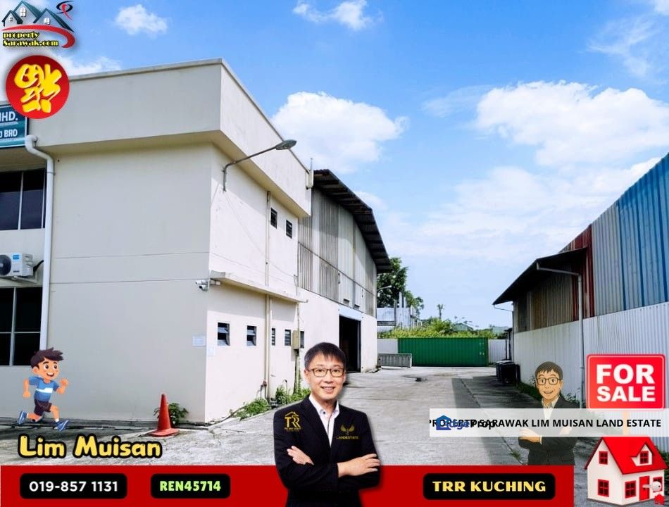 Semi Detached Warehouse at Demak Laut Industrial Park in Kuching for Sale, Sarawak, Kuching