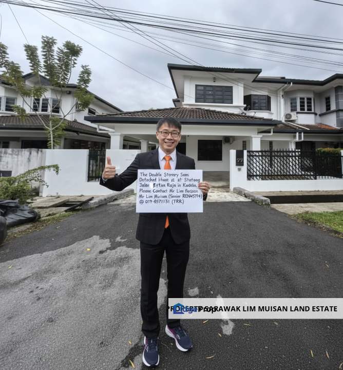 Double Storey Semi-D @ Stutong, Jalan Setia Raja in Kuching for Sale, Sarawak, Kuching
