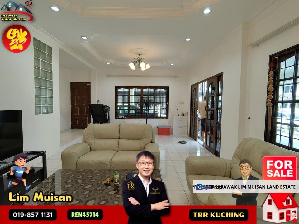 Double Storey Semi Detached at Taman Hui Sing in Kuching for Sale, Sarawak, Kuching